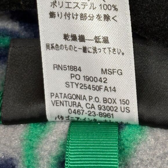 Patagonia Synchilla Aztec Snap T Fleece Pullover Mens XS - Picture 13 of 14